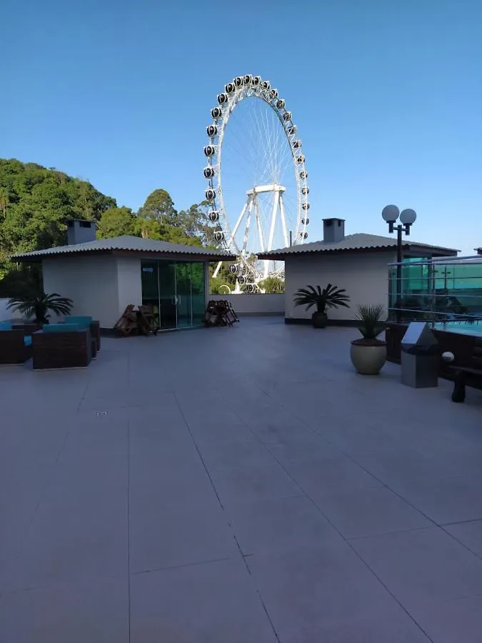 Apart um dormitório com piscina frente mar Balneário Camboriú 0*,  Brasil